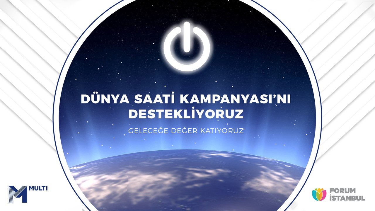 Dünya Saati Kampanyasını Destekliyoruz