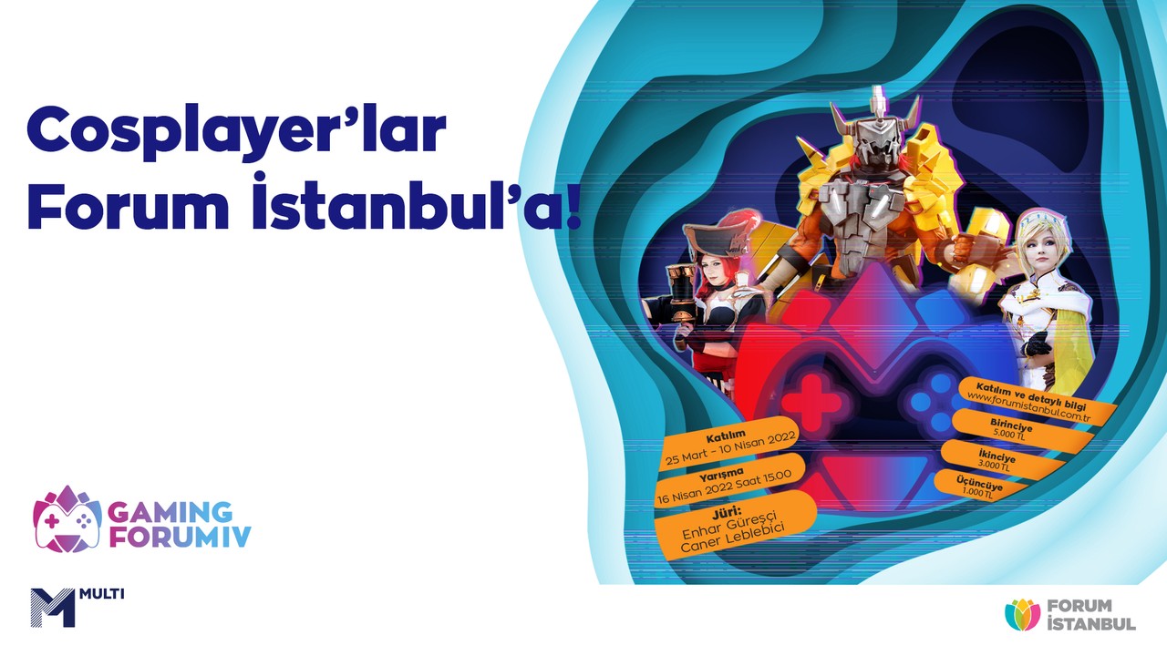 Cosplayer'lar Forum İstanbul'da!