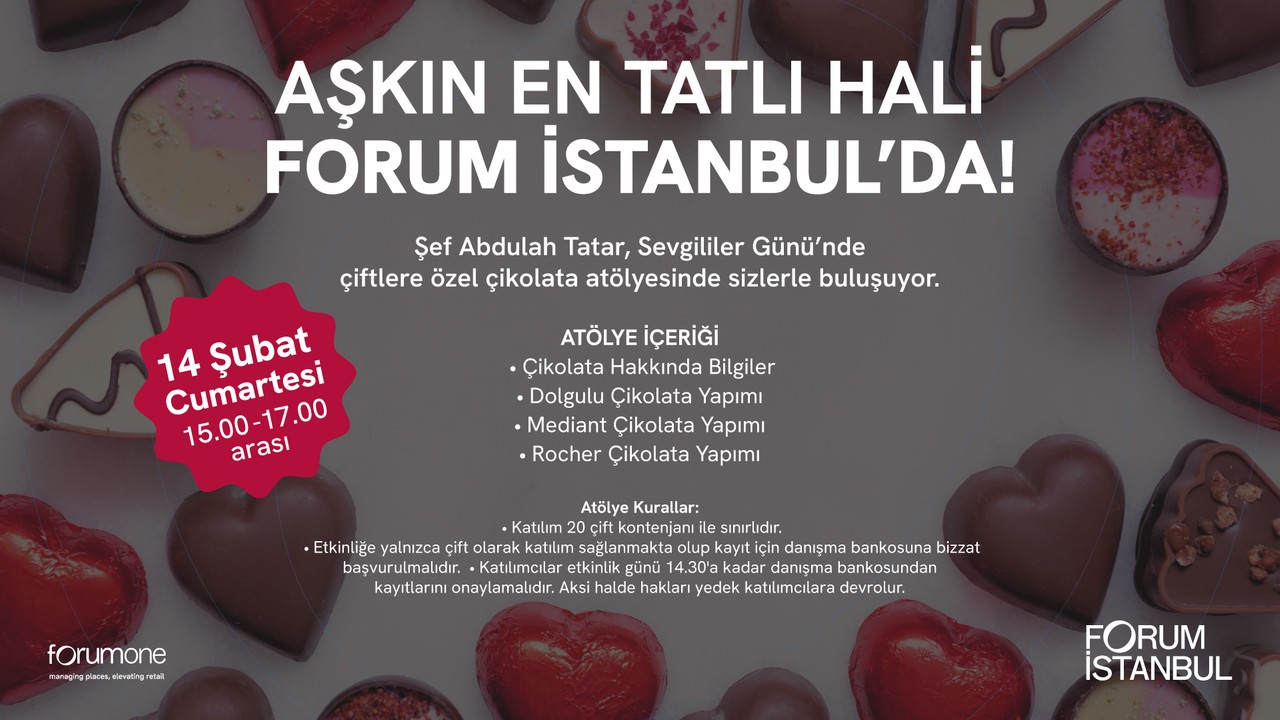 Aşkın En Tatlı Hali Forum İstanbul'da 